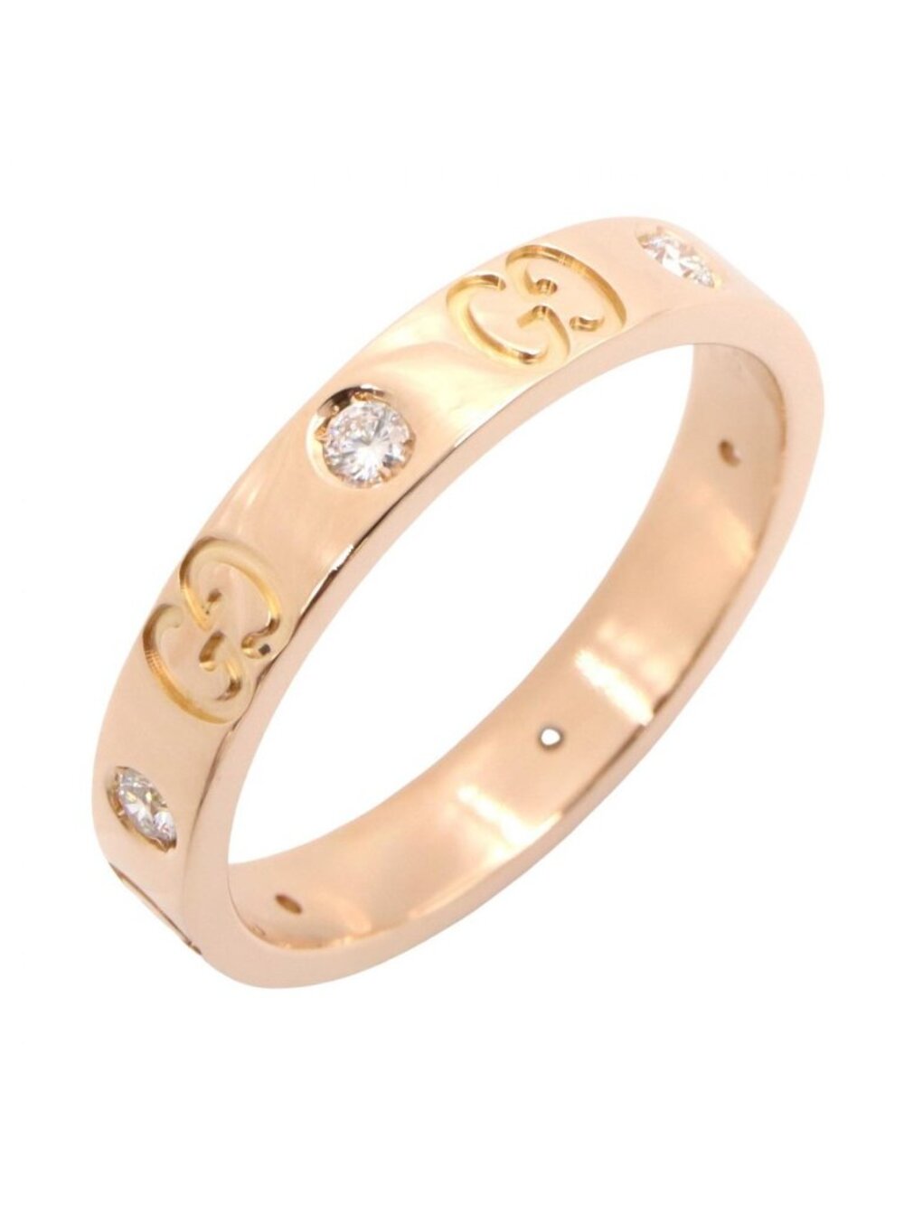 Gucci Ring Icon Amor 18k Pink Gold Diamond